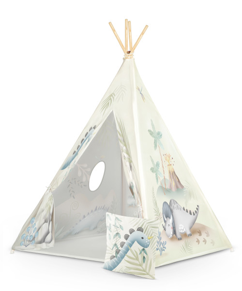 Tipi namiot dla dzieci teepee wigwam poduszka dinozaur