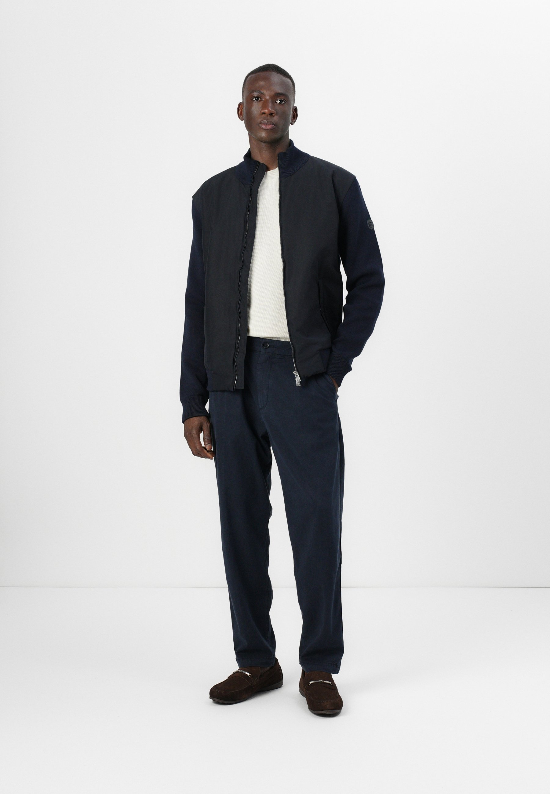 BOSS IBAIO - Gilet - bleu foncé