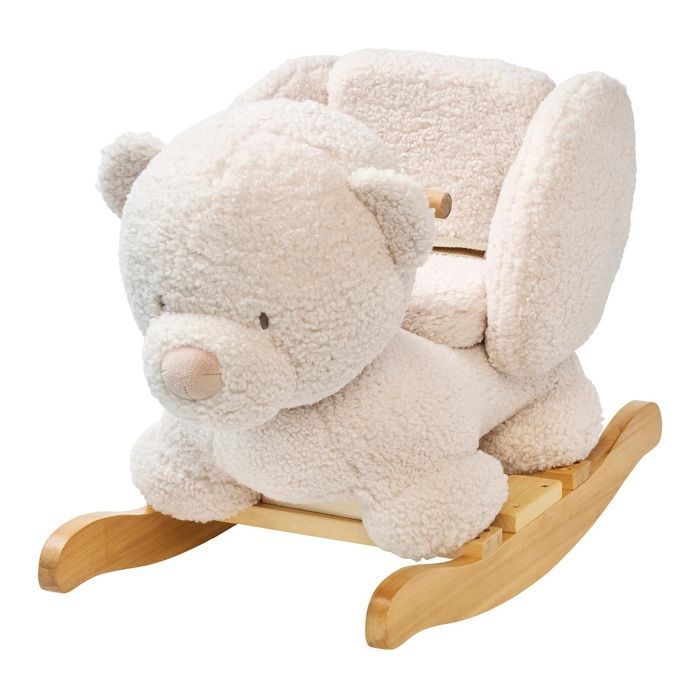 Schommelstoel - NATTOU - Teddy de beer schommelstoel - Zacht - Veilig - Voor binnen