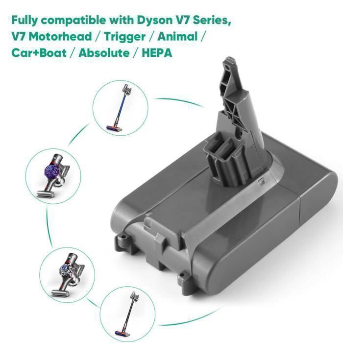 AXILIEF 21.6V 6.0Ah Batterie pour Dyson Aspirateur V7 Motorhead