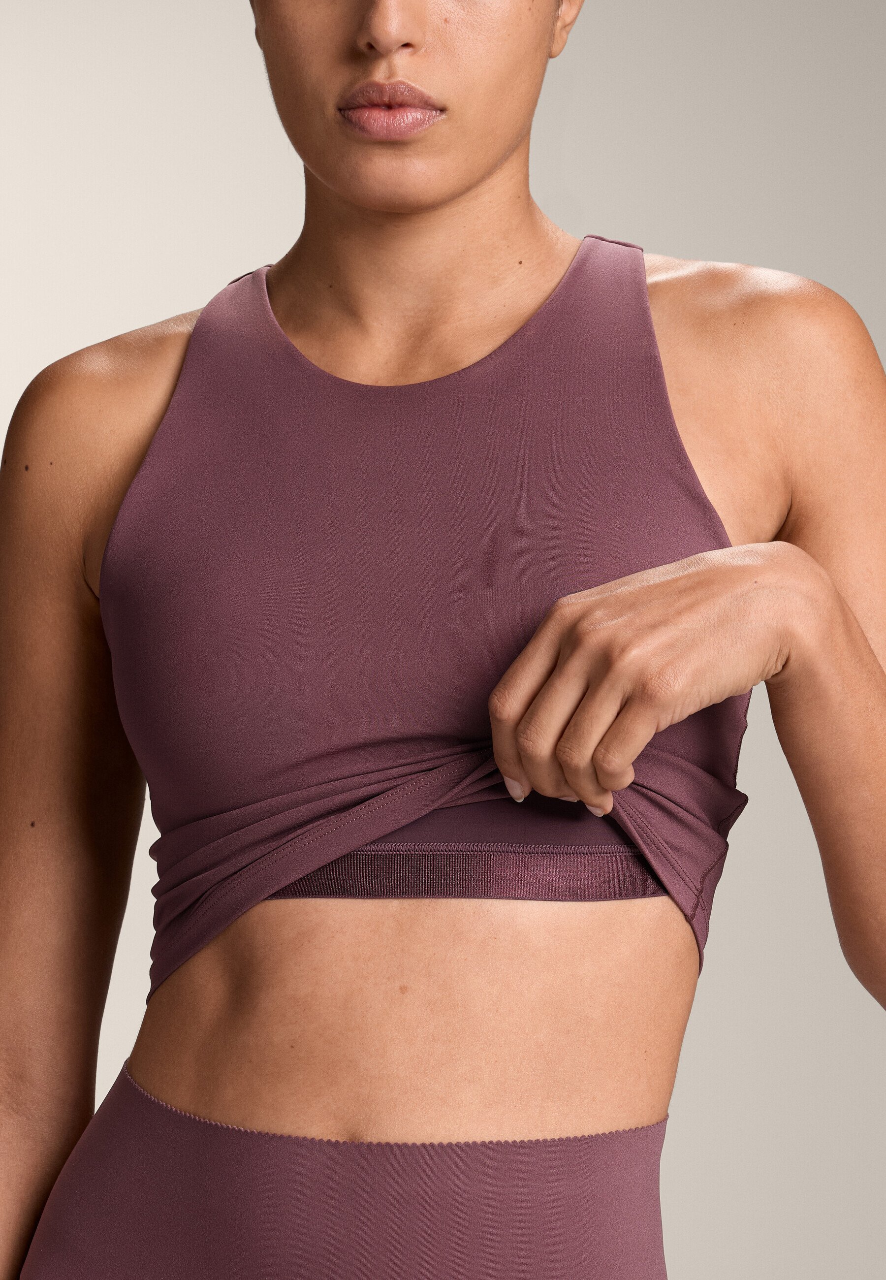 OYSHO NECKHOLDER - Haut - rose