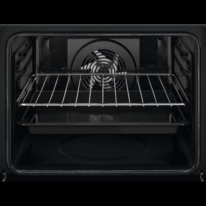 Forno da incasso Electrolux, Serie 300, Classe energetica A, 68 litri, a convezione, AquaClean, nero opaco, stile retrò, FR53G