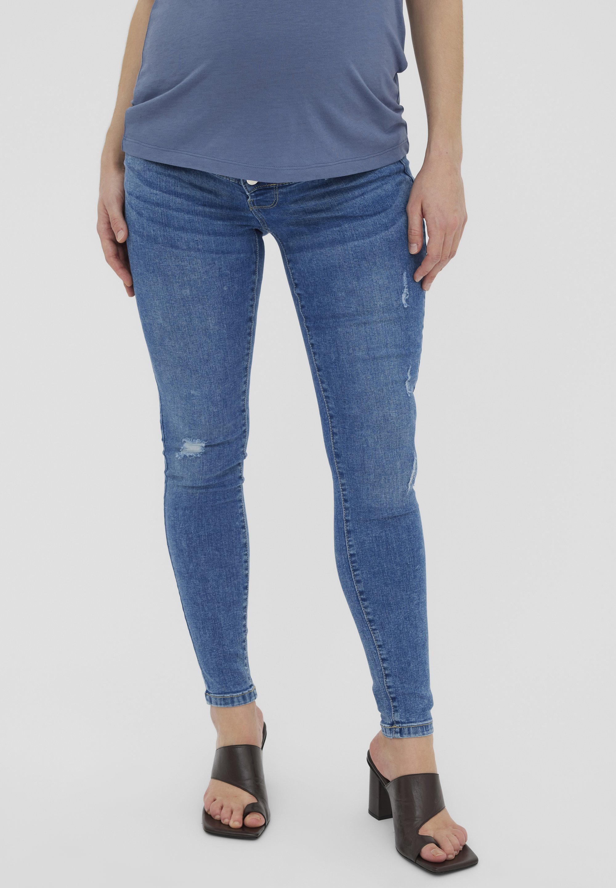 Vero Moda Umstandsjeans VMMSOPHIA - Skinny Fit - mittelblauer Denim