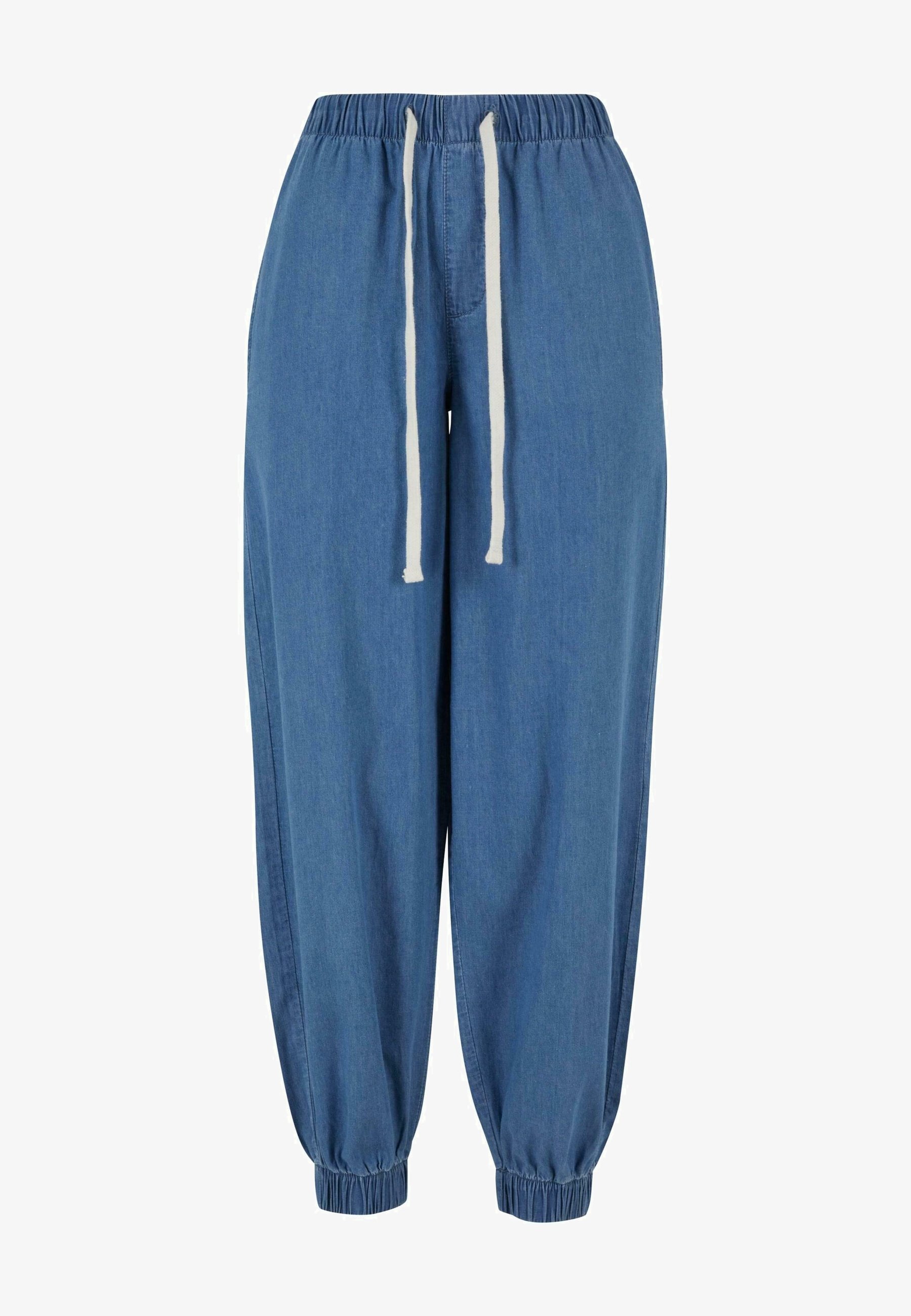 Urban Classics Tapered Fit farmernadrág - égkék, mosott