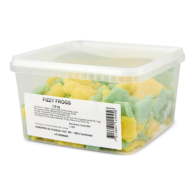 KnallGodt Brusende frøer 1,8 kg