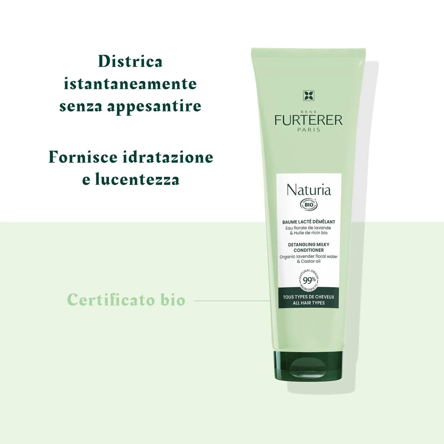 Naturia Baume Lacté Démêlante - Balsamo Idratante Capelli