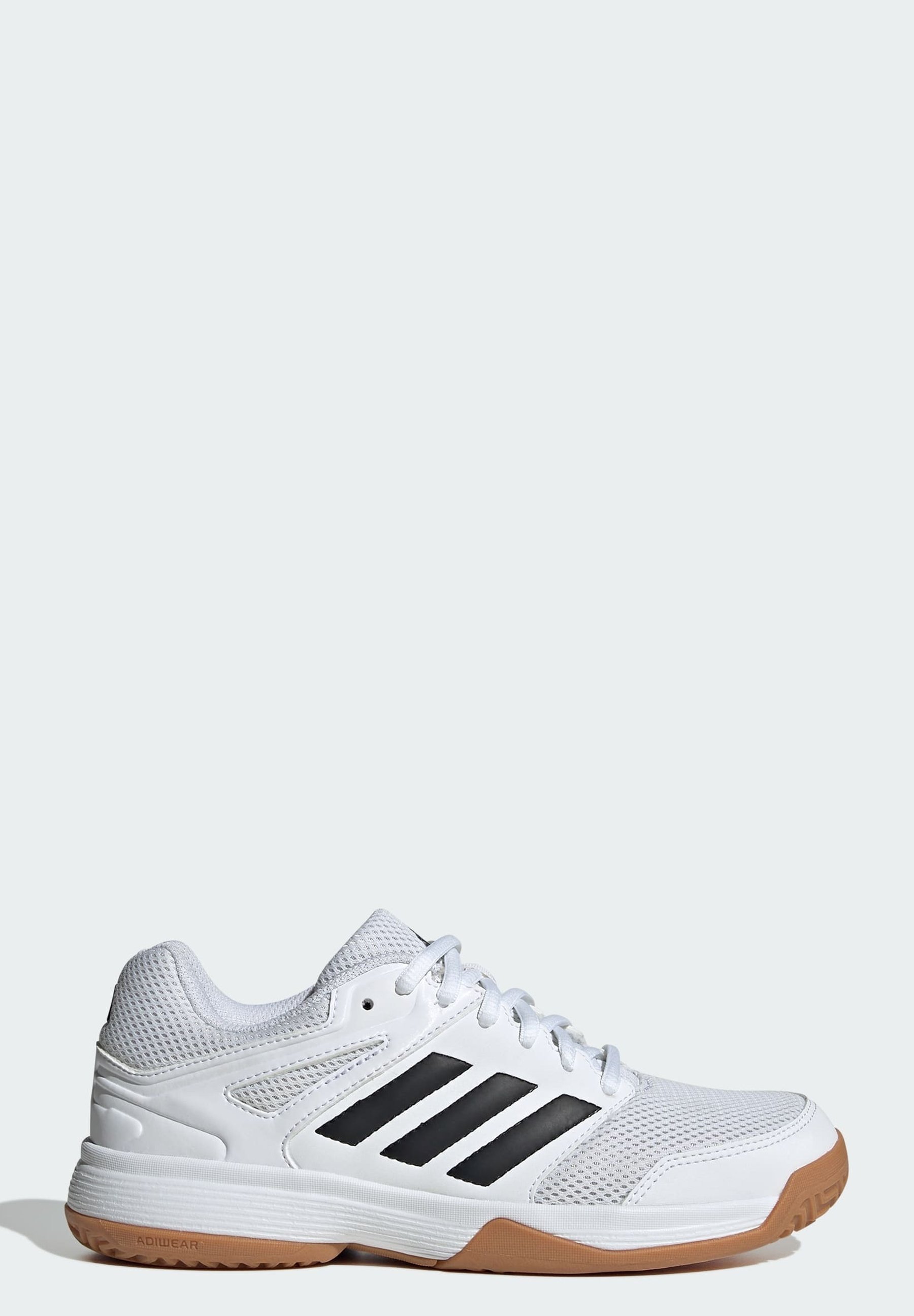 adidas Performance SPEEDCOURT INDOOR KIDS - Løpesko - cloud white core black gum