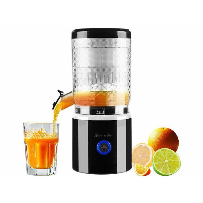 Rechargeable cordless electric citrus juicer