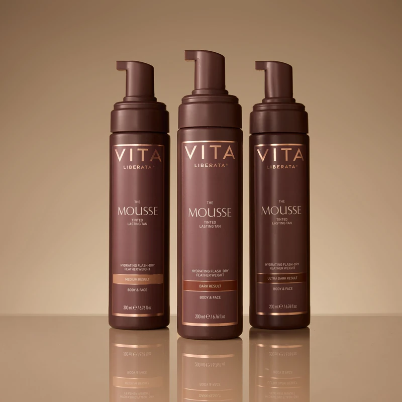 Mousse autobronzeadora com cor Vita Liberata