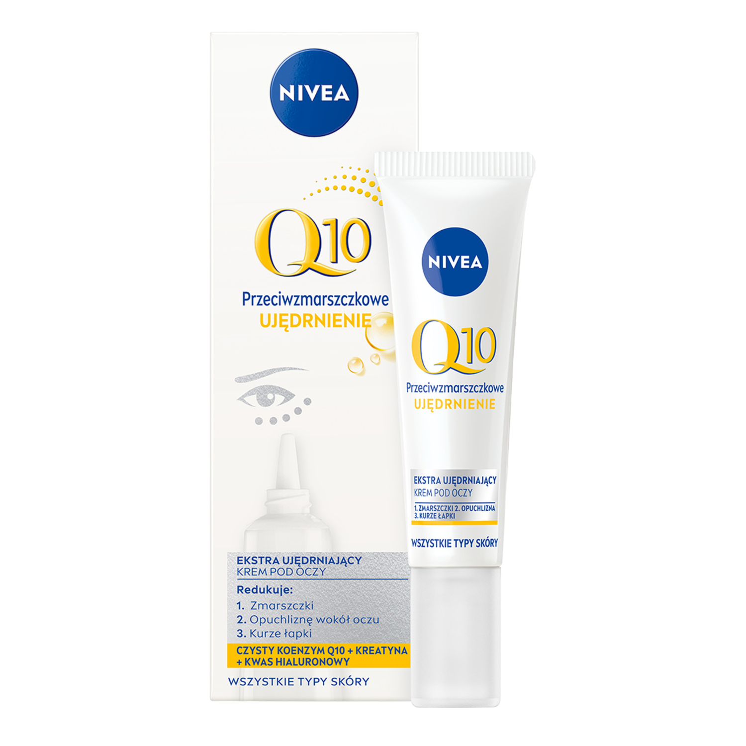 Nivea oční krém proti vráskám a zpevňující pleť 15ml Q10