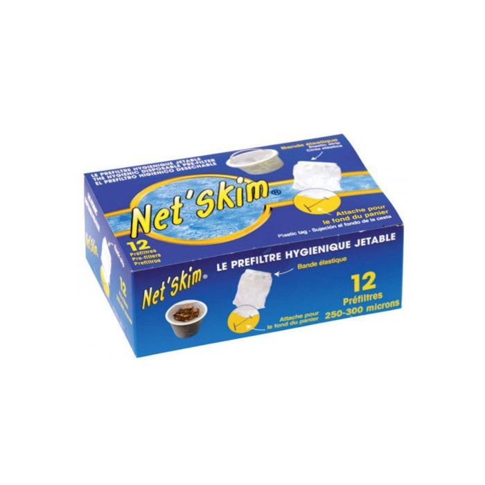 Prefiltro desechable universal Net'skim para piscinas y spas.