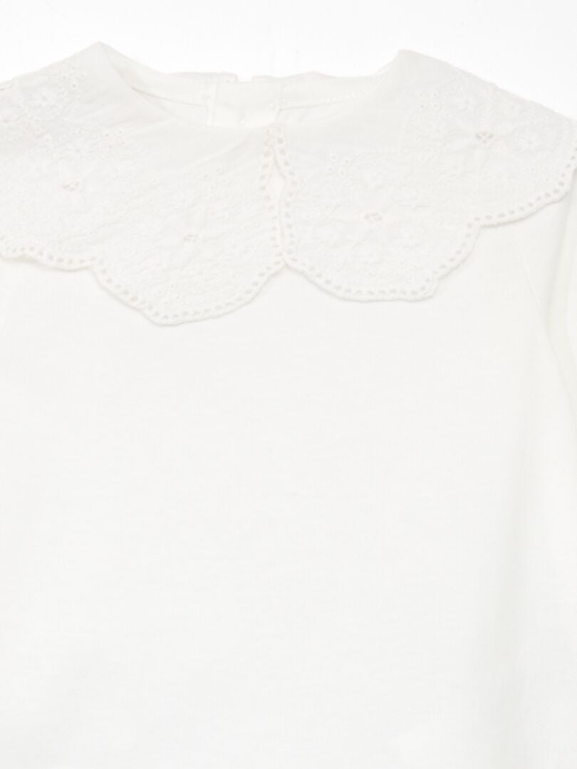 Set van 2 T-shirt en legging - wit