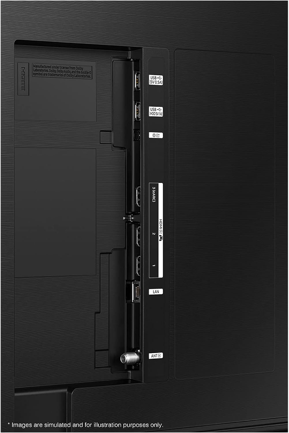 SAMSUNG 55 ιντσών Class Crystal UHD 4K σειρά CU8000 PurColor, Object Tracking Sound Lite, Q-Symphony, Motion Xcelerator, εξαιρετικά λεπτό, ηλιακό τηλεχειριστήριο, Smart TV με ενσωματωμένη Alexa (UN55CU8000, μοντέλο 2023)