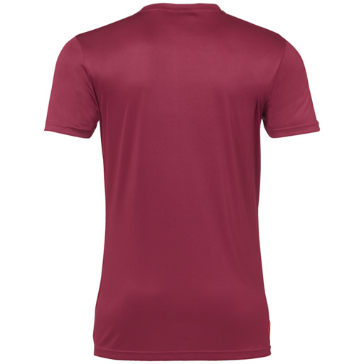  Poly Shirt Women Rojo Oscuro Kempa