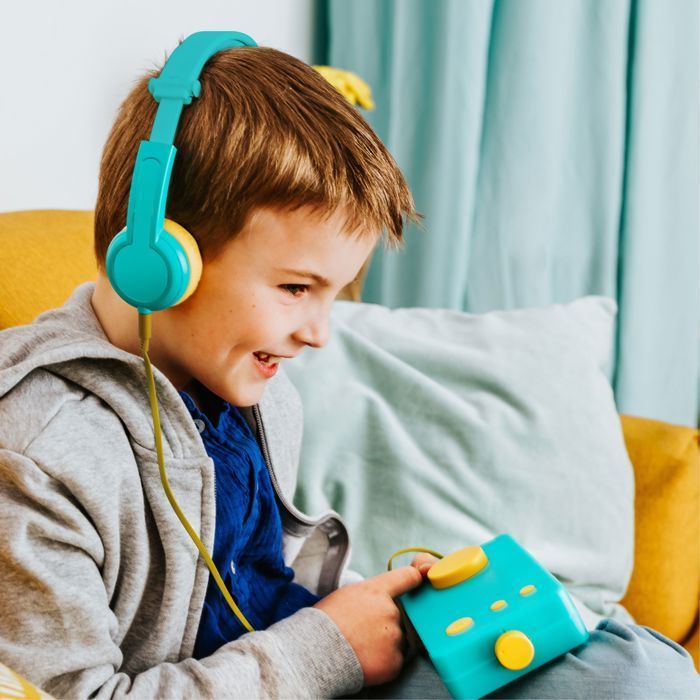 Cuffie - LUNII - Octave - Verdi - Compatibili con My Story Factory - Per bambini dai 3 agli 8 anni
