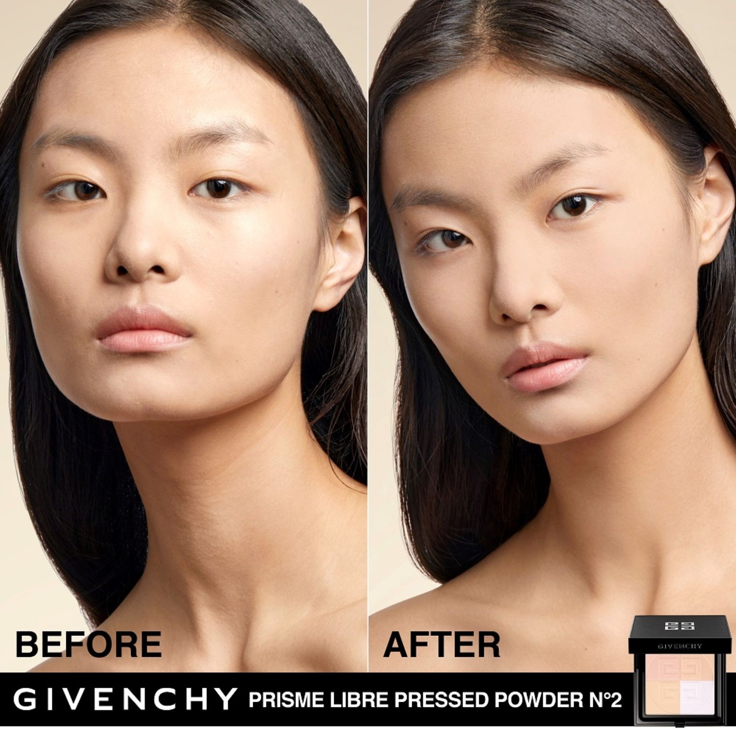 Givenchy Poudre compacte fixatrice, floutante et matifiante
