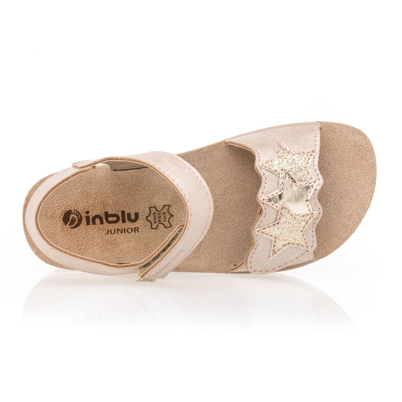 Sandalias rosas para niña / Zapatos de punta abierta