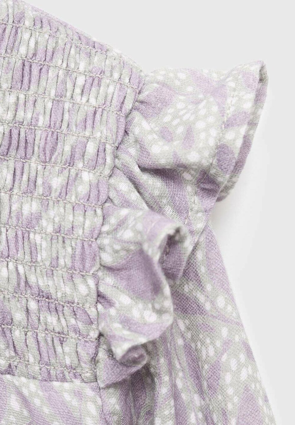 Mango Kids BABY - Robe de jour - violet clair pastel