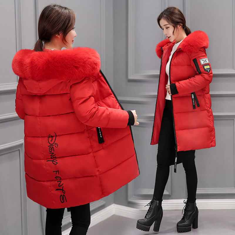 Giacche e cappotti invernali da donna taglie forti: parka spessi e caldi a tinta unita, con cappuccio e cerniera; abbigliamento femminile di grande successo