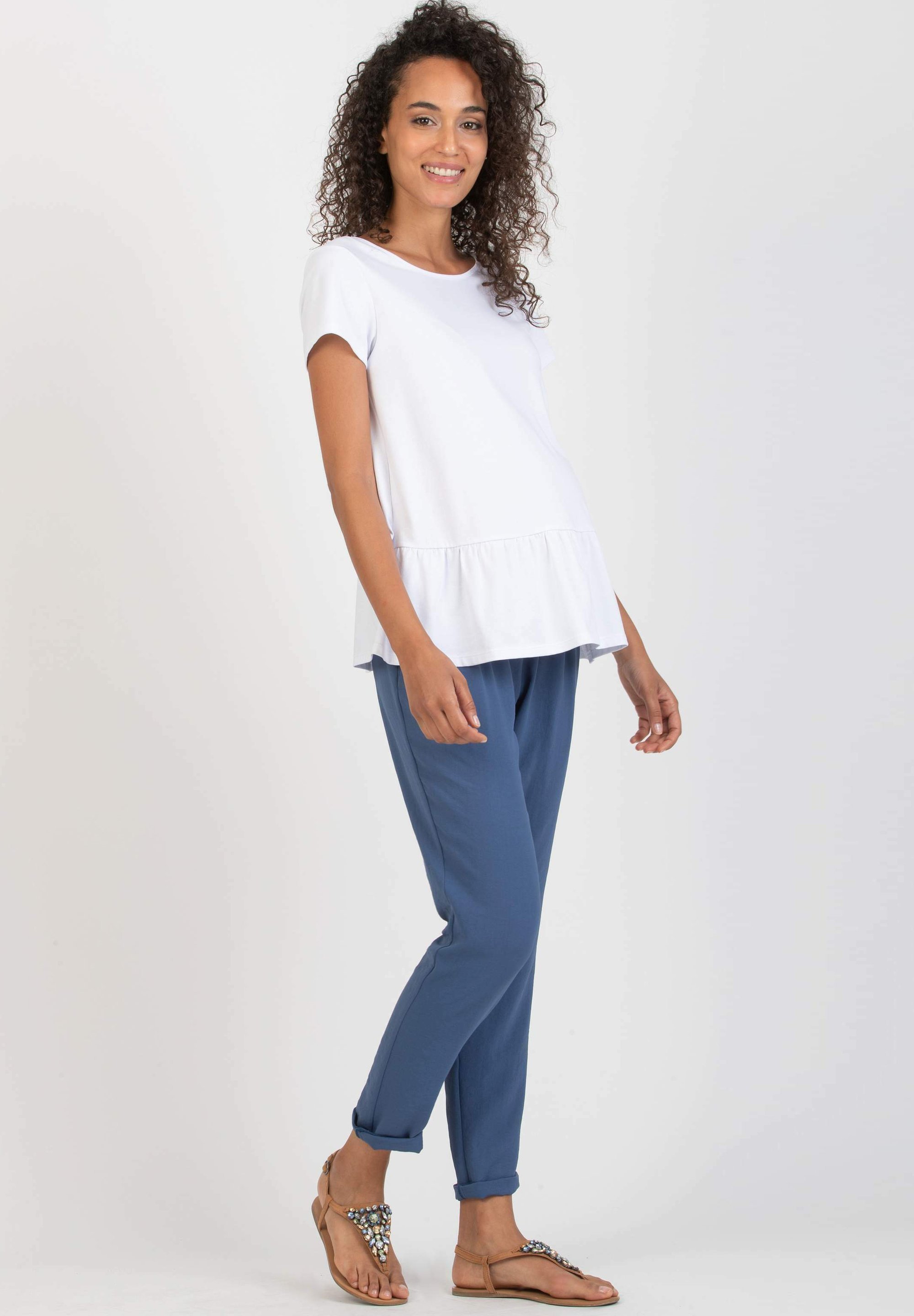 Attesa Maternity SILVIA F - Broek - blauw