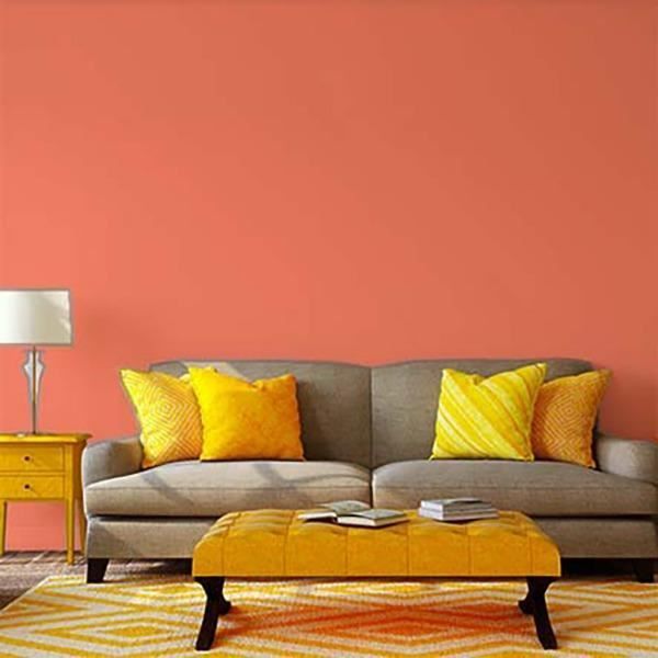 PEINTURE Teinte Rose Corail naturelle écologique intérieur extérieur aspect satin Natura - 2.5L - 33m