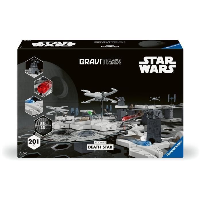 Ravensburger-Gravitrax Star Wars Set-188 piezas-Pista de canicas-Set de construcción-Pista de canicas-Para mayores de 8 años-23860