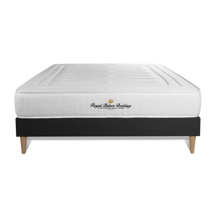 Conjunto de colchão e base de cama Nottingham 200x200 em espuma viscoelástica