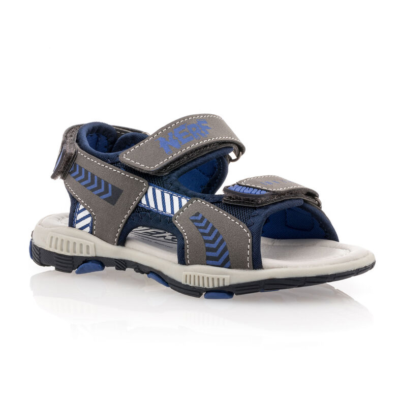 Blaue Jungen-Sandalen / Zehenfreie Schuhe