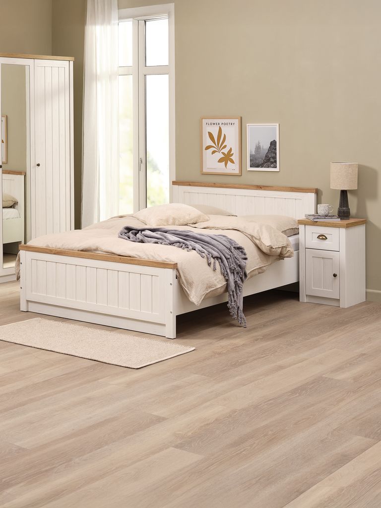 MARKSKEL MARKSKEL okvir kreveta 150x200cm hrast/bijela