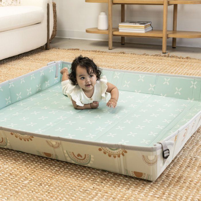 Tapis d'éveil géant - INFANTINO - Pliable - Arc-en-ciel