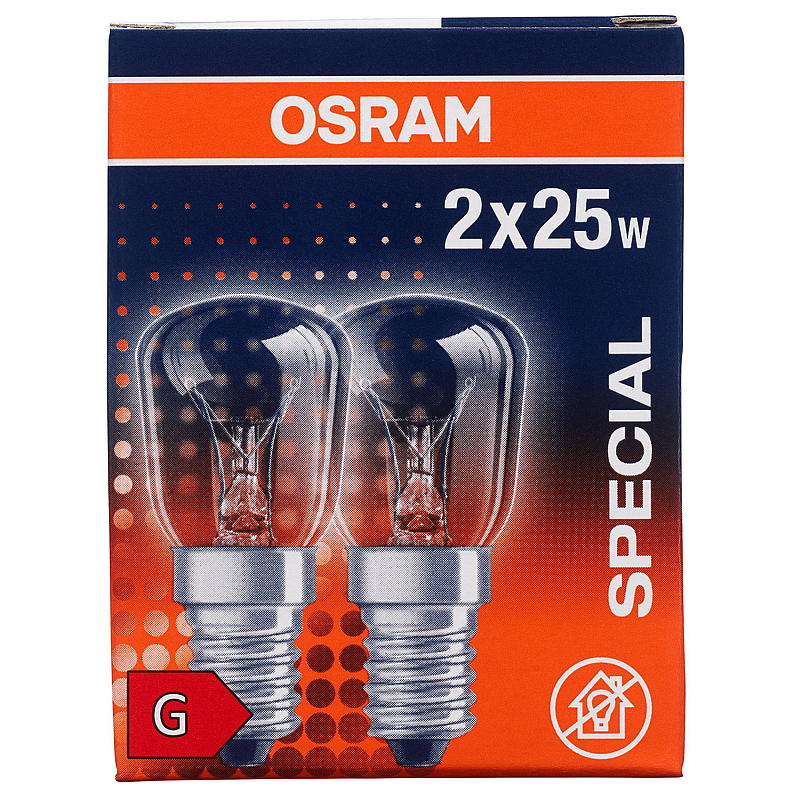 Osram Glødepære mini 2-pakning, 25 W E14 Osram