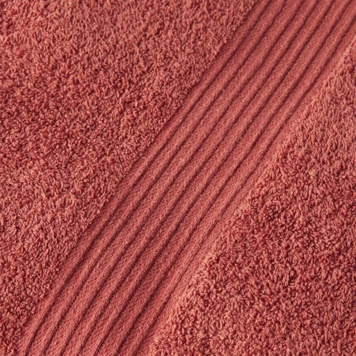 TODAY Essential - Toalla de baño maxi 90x150 cm 100% algodón color terracota