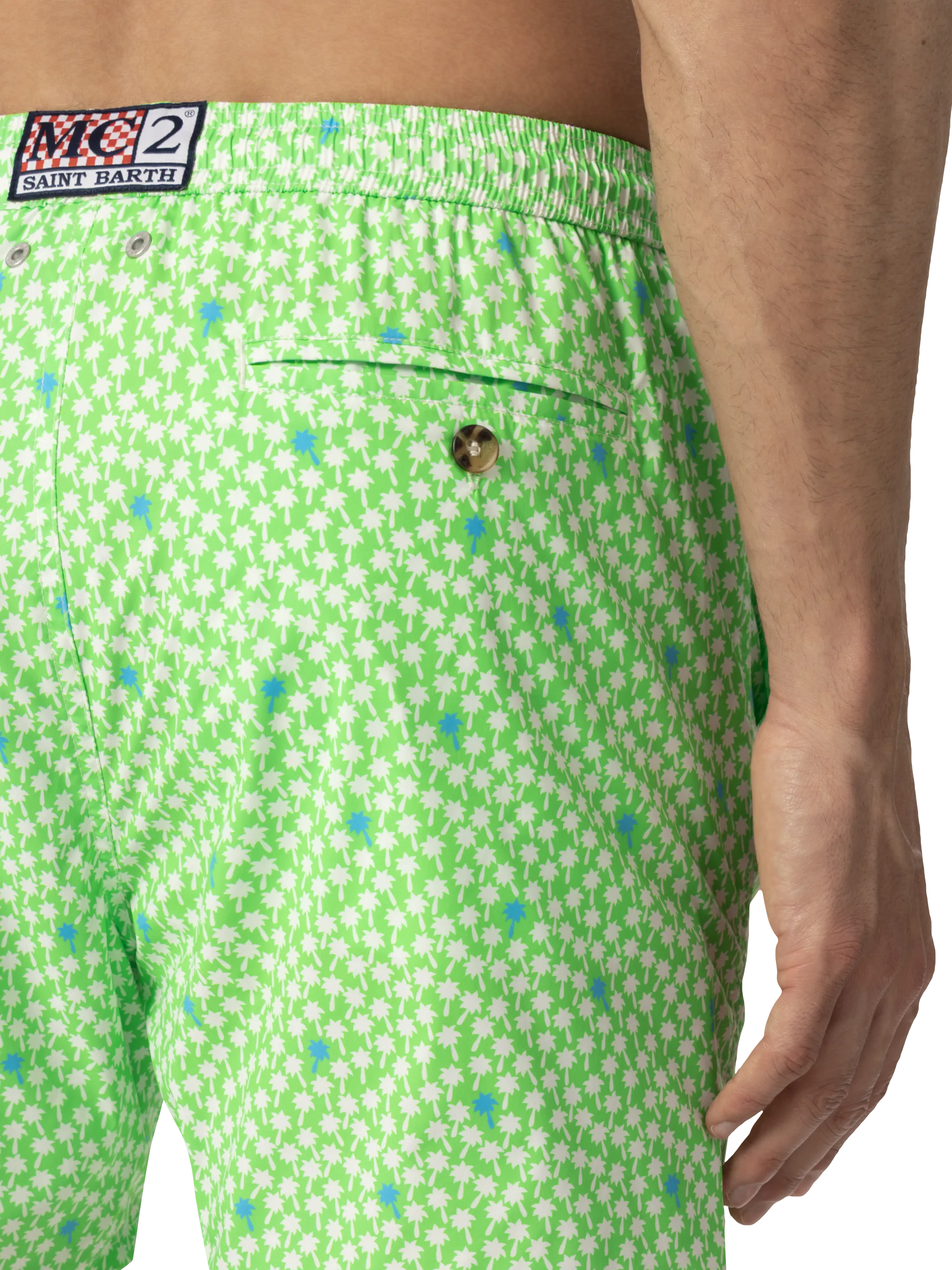 Comfortabele en lichte zwemkleding met palmprint