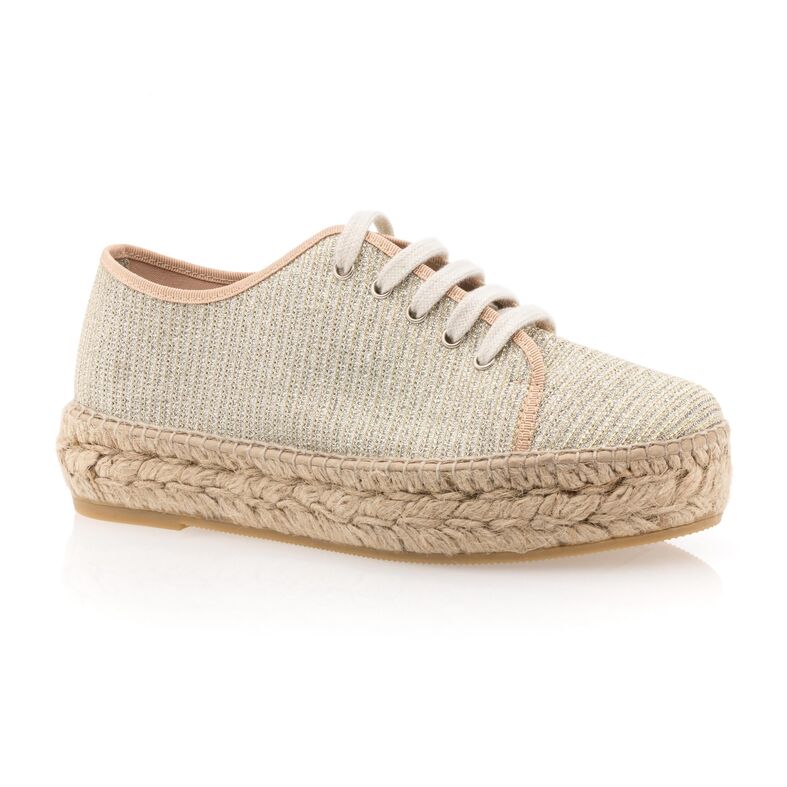 Dámské žluté espadrilky/provazové podrážky