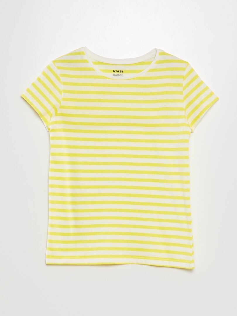 Camiseta con estampado marinero - AMARILLA
