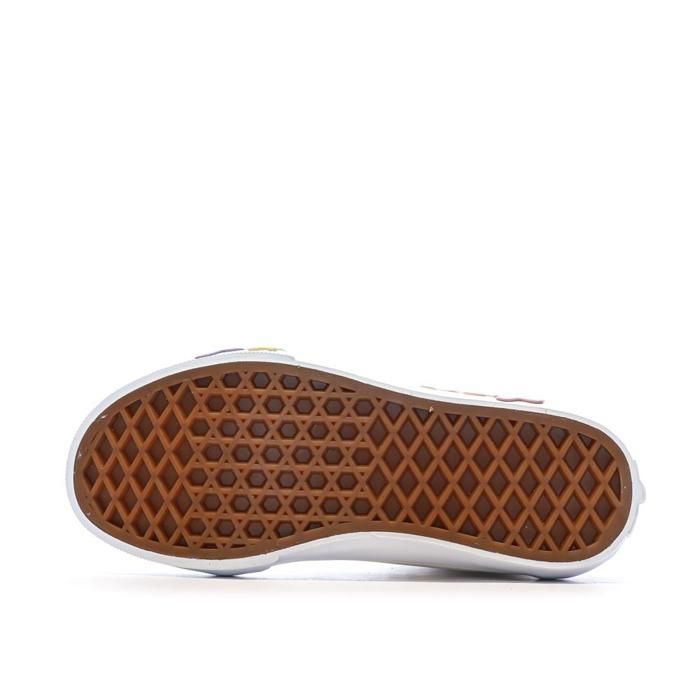 Scarpe da ginnastica Vans Flower Beige da ragazza