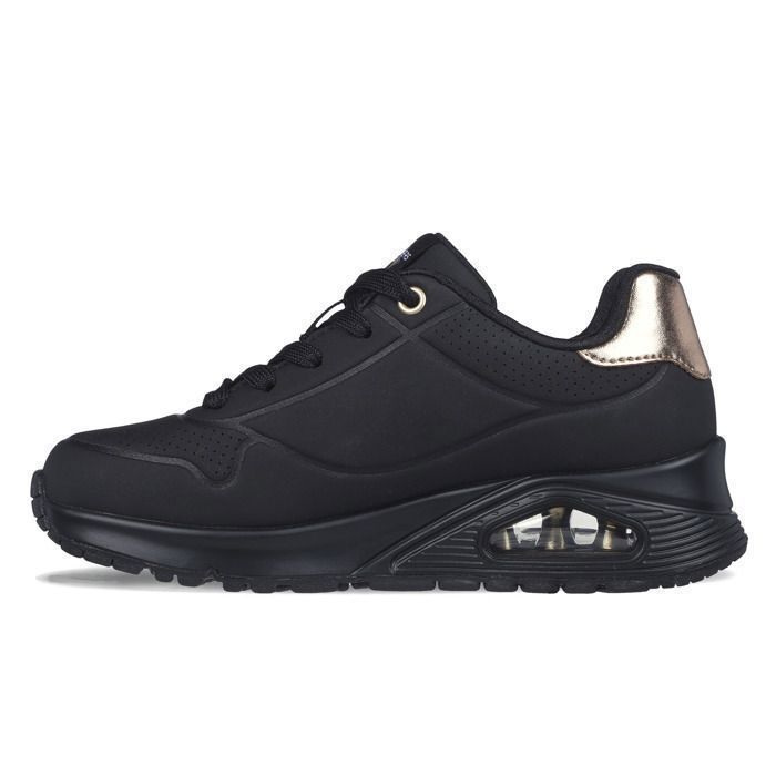 Zapatillas para niña - SKECHERS - Uno Gen1 - Negras - Con cordones - Sintéticas