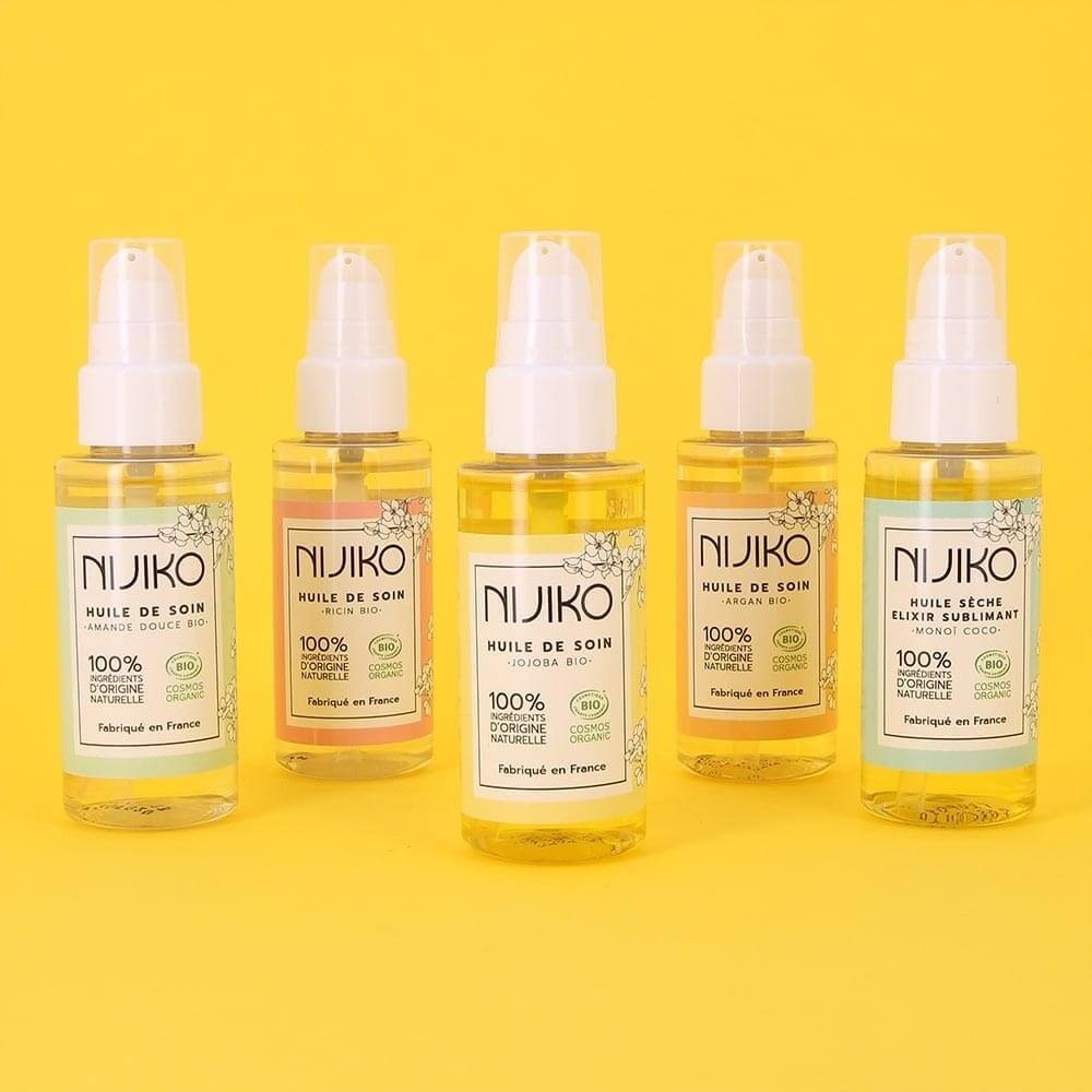 NIJIKO Huile de Soin Bio Multi-usages au Ricin