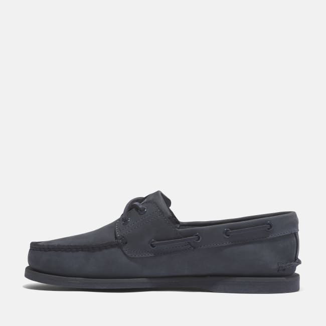 Scarpa da Barca in Pelle Classic da Uomo in blu                scuro