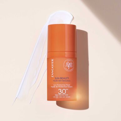 Lancaster Sun Beauty arcra való naptej SPF30 30 ml