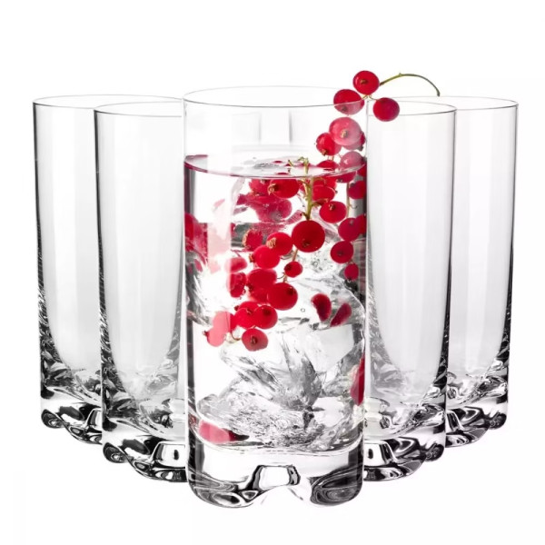 Wysokie Szklanki Mixology 350 Ml Z Efektownym Dnem