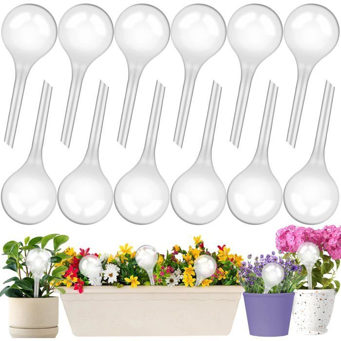 12 Pieces Plant Irrigation Balls, Automatic Drip Plant Watering System, Plant Watering Bulb System