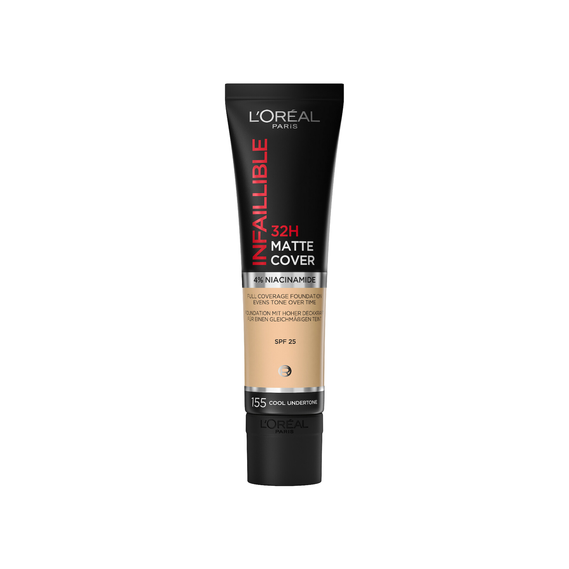 Fond de ten mat Infaillible 32H, 155 Subton rece - L'Oréal Paris