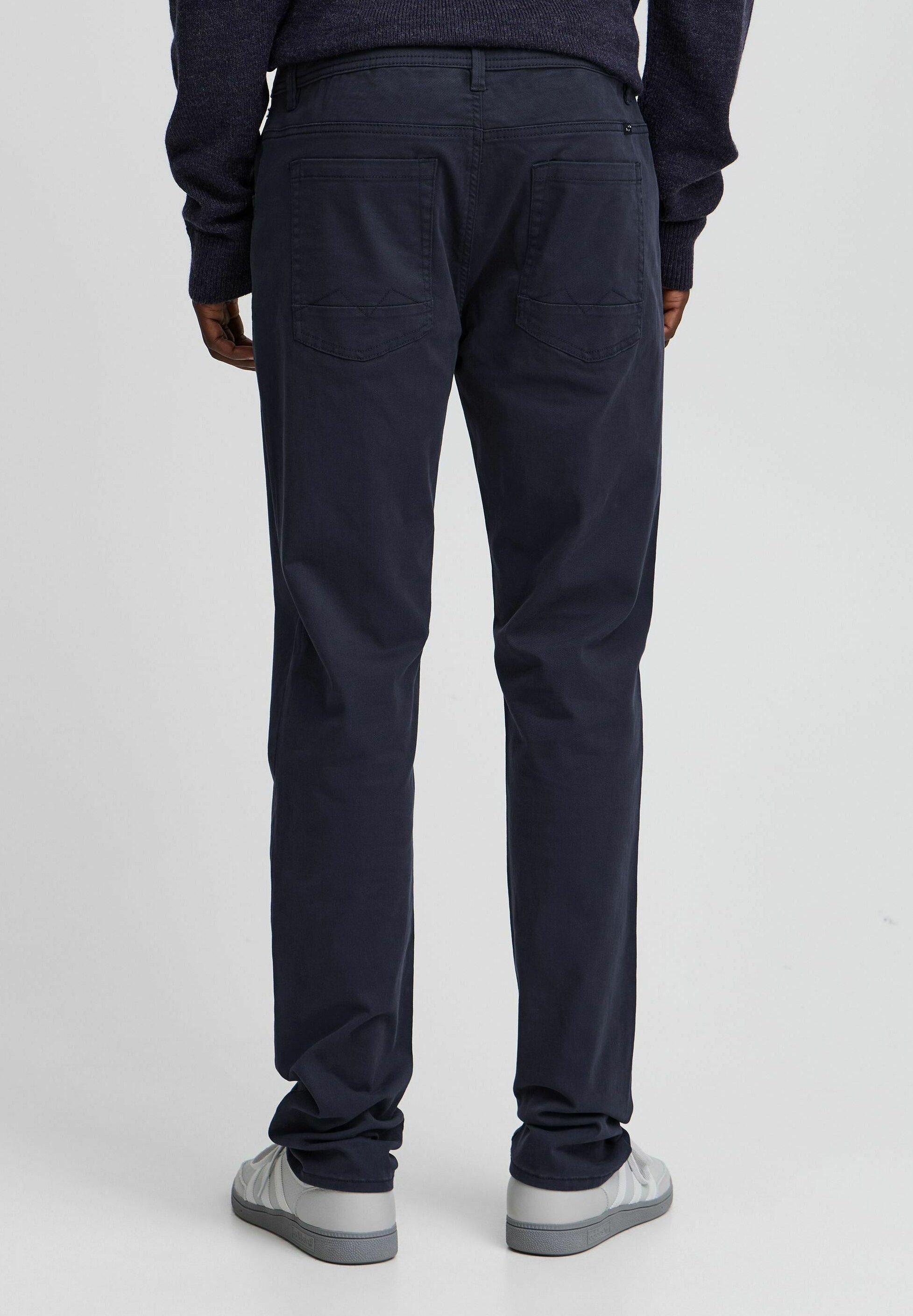 Blend BHRODNEY PANTS SLIM/ REGULAR FIT NARROW LEG - Trousers - dark navy blue