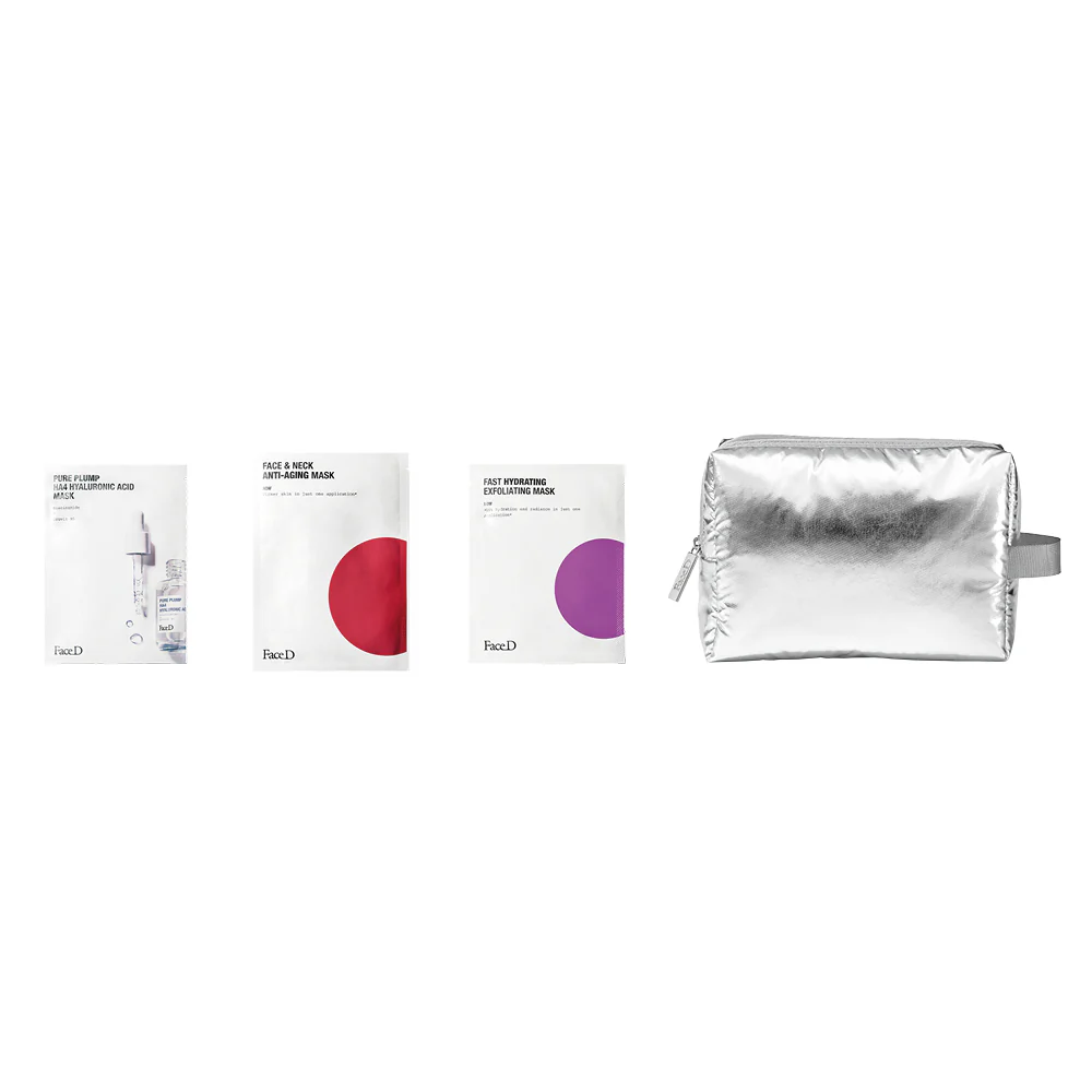 Viso Silver Mask Kit - Cofanetto Idratante, Maschera Idratante viso, Tratt.viso 24 ore idratante