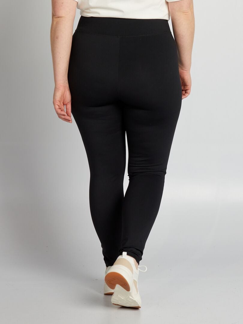 Calças de ginástica esportivas de neoprene - pretas