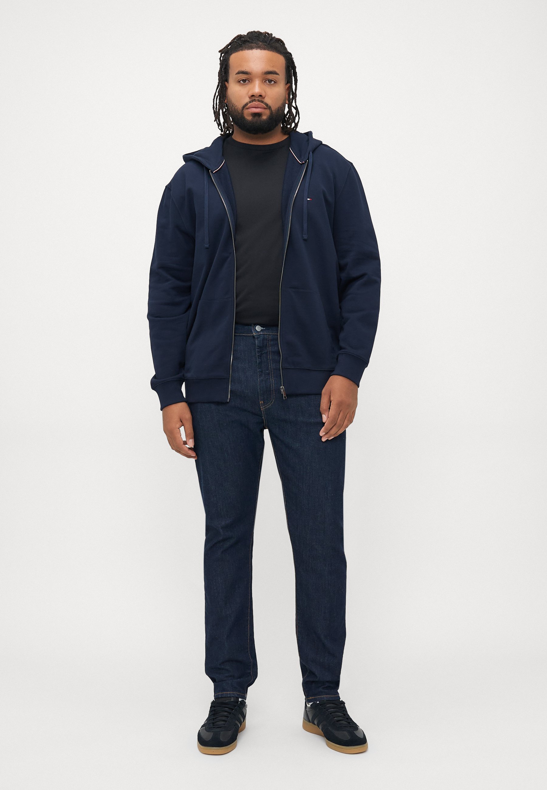 Tommy Hilfiger ESSENTIAL ZIP THROUGH - Sweatshirt met rits - woestijnhemel