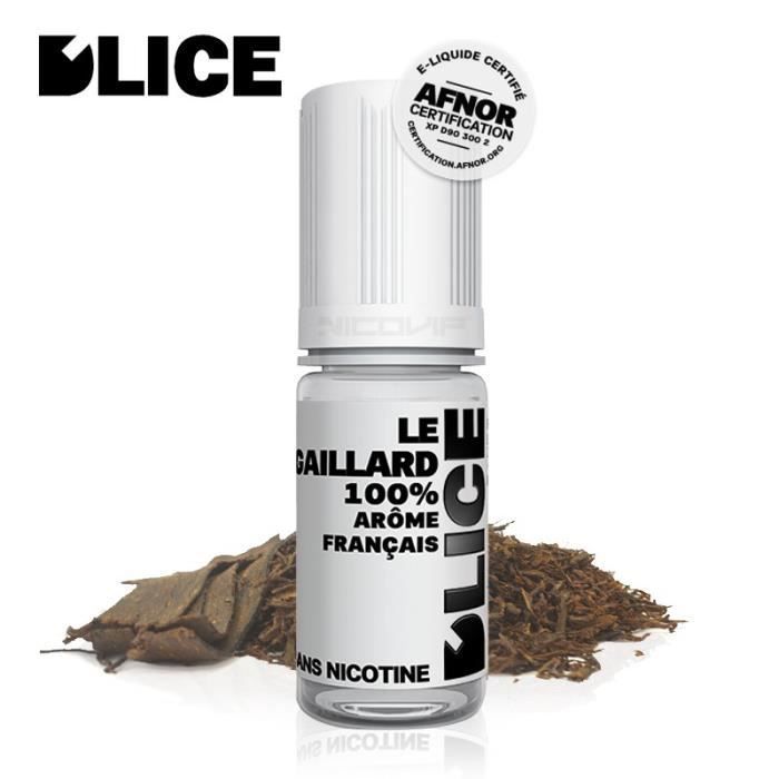 Pacote com 10 e-líquidos D'Lice Le Gaillard - 6mg