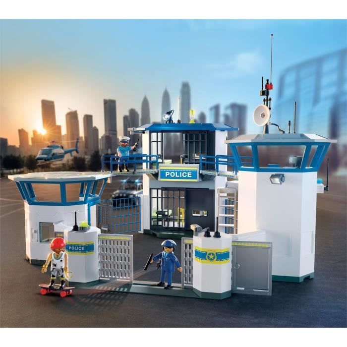 Playmobil 71873 Politiecommandocentrum, politieagenten, stadsactie, 253 onderdelen, geschikt voor kinderen vanaf 4 jaar.