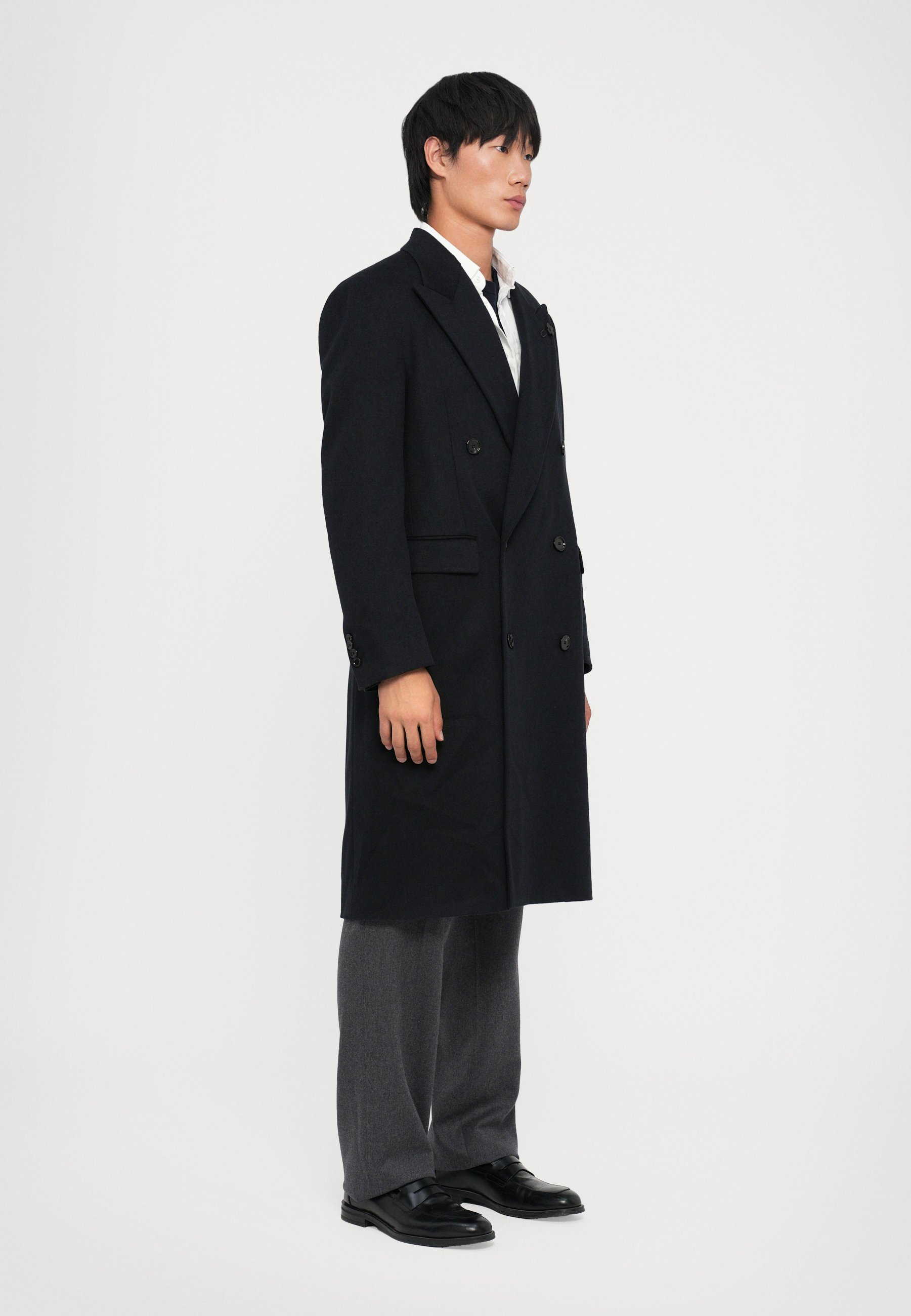 CAPPOTTO UOMO LARDINI - Cappotto classico - blu scuro